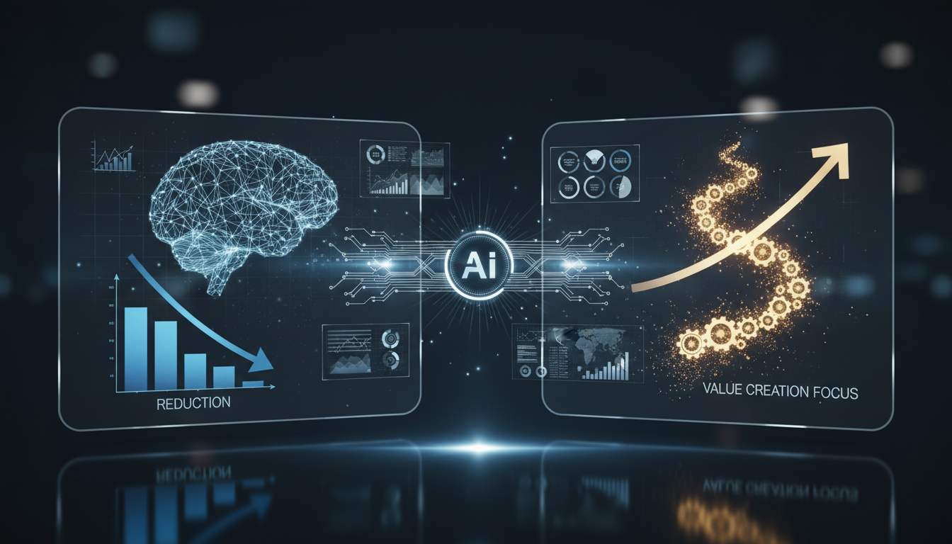 AIは「削減」より「価値創造へ集中」を実現する設計が重要です