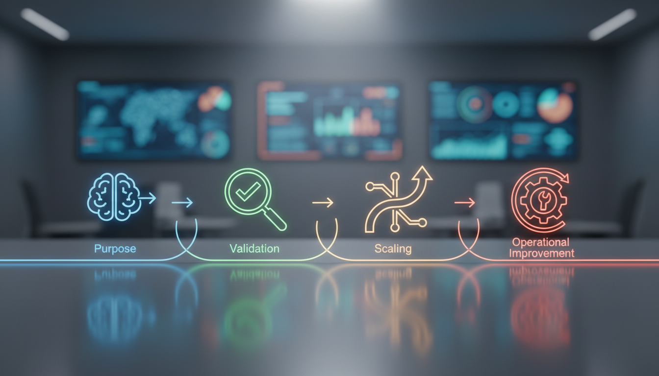 成功の鍵は「目的→検証→拡張→運用改善」を切らさないことです