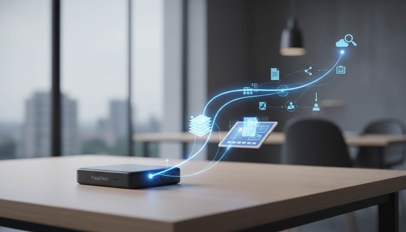 日常業務は「録音→成果物→共有→検索」まで一気通貫にすると効率化されます