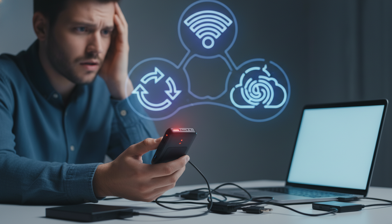 失敗が起きやすい背景は「接続・同期・クラウド処理」にあります