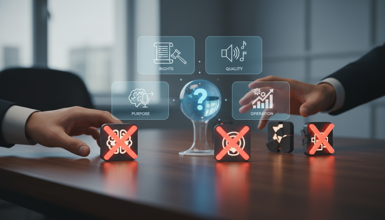 失敗しない人は「目的・権利・品質・運用」を先に決めています