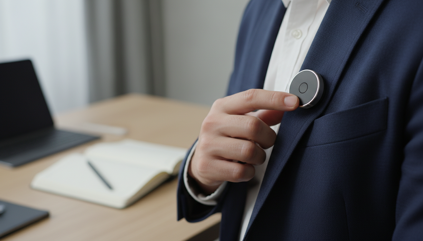 Plaud Noto Pinは「装着して押す」だけで記録と整理まで進められます