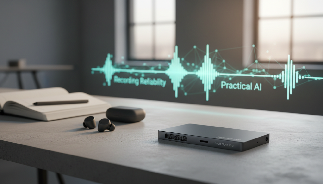 評価される理由は「薄さ・録音の安心感・実用的なAI」の3点に集約されます