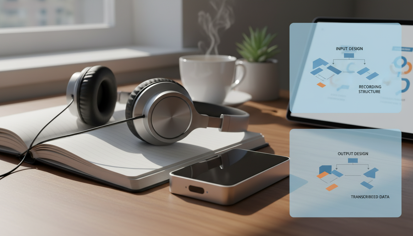 見直すべきポイントは「録音の設計」と「出力の設計」です