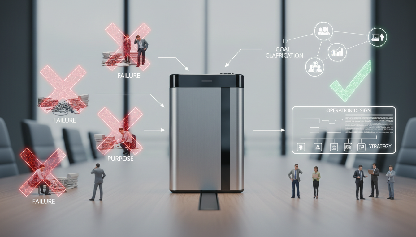 失敗を避ける要点は「目的の明確化」と「運用設計」です