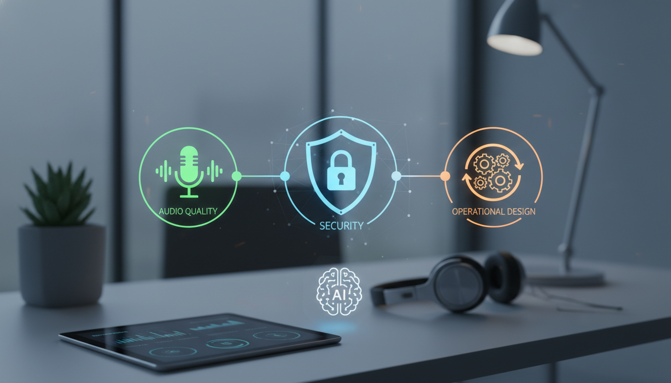 失敗を避ける比較は「セキュリティ・音声品質・運用設計」の3点セットが中心です