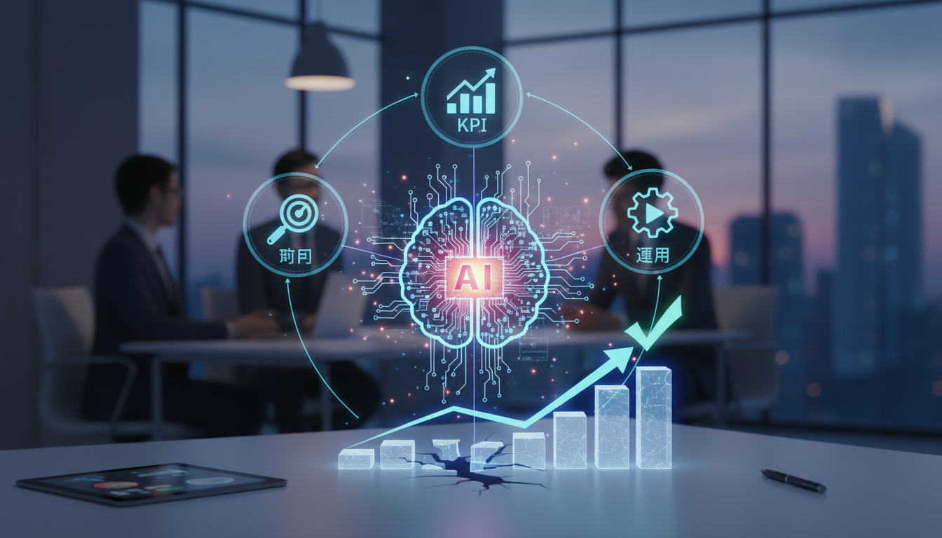 成果が出るAI導入は「目的・KPI・運用」を先に固めることが要点です