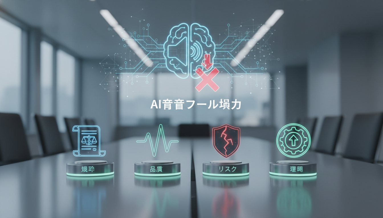 損を防ぐ鍵は「規約・品質・リスク・運用」を導入前に固めることです