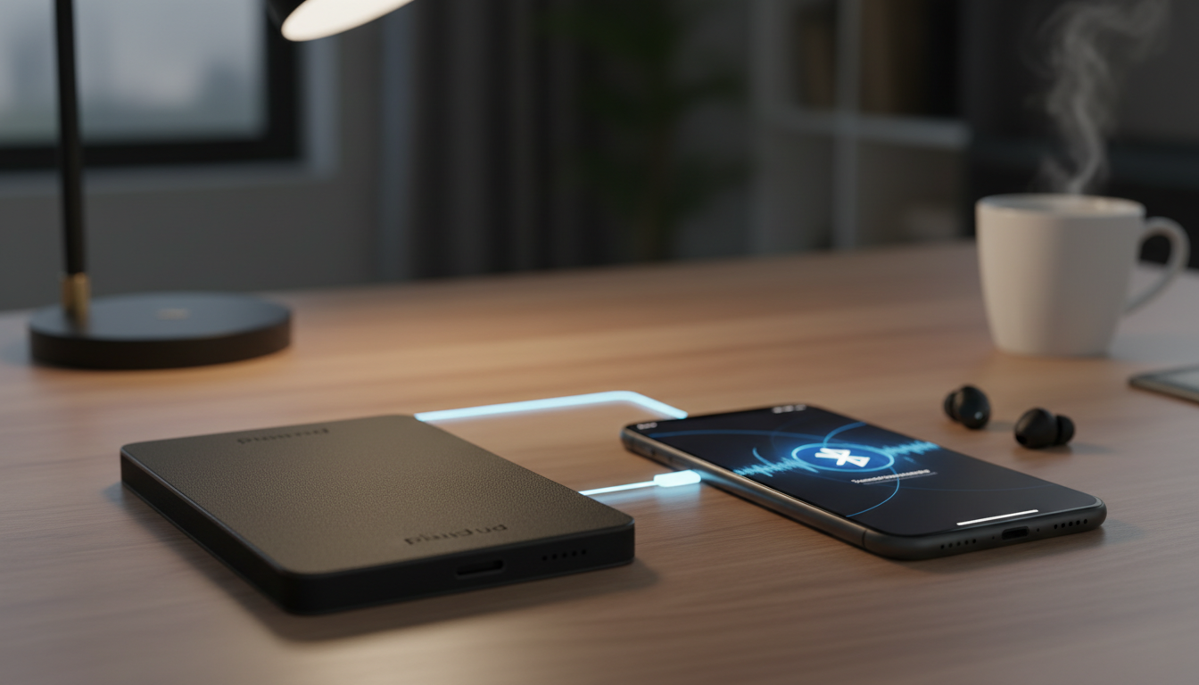 Plaud Noto Proはスマホ連携でき、アプリ経由のBluetooth接続が前提です